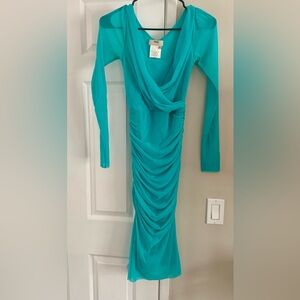 Fuzzi, size small, tulle dress in blue